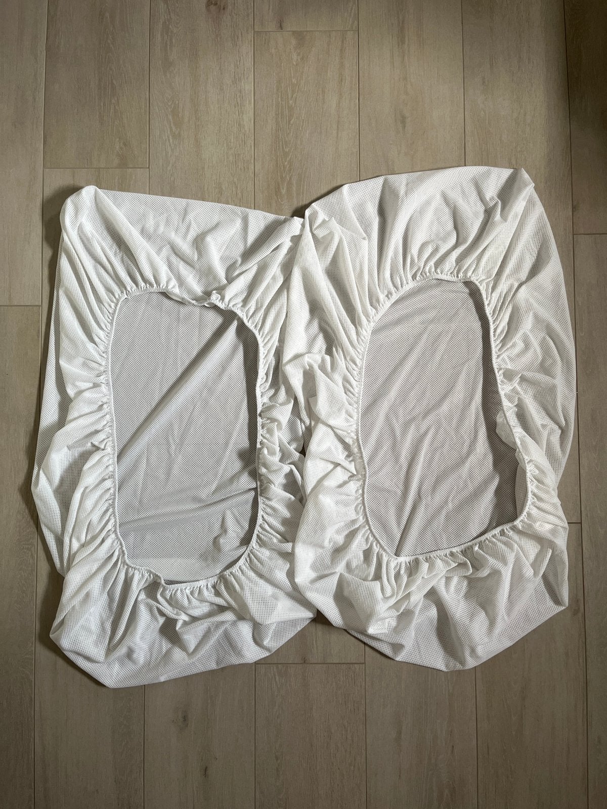 Aerosleep hoeslaken wit voor babybed 2 stuks, Kinderen en Baby's, Jongetje of Meisje, Ophalen of Verzenden, Zo goed als nieuw