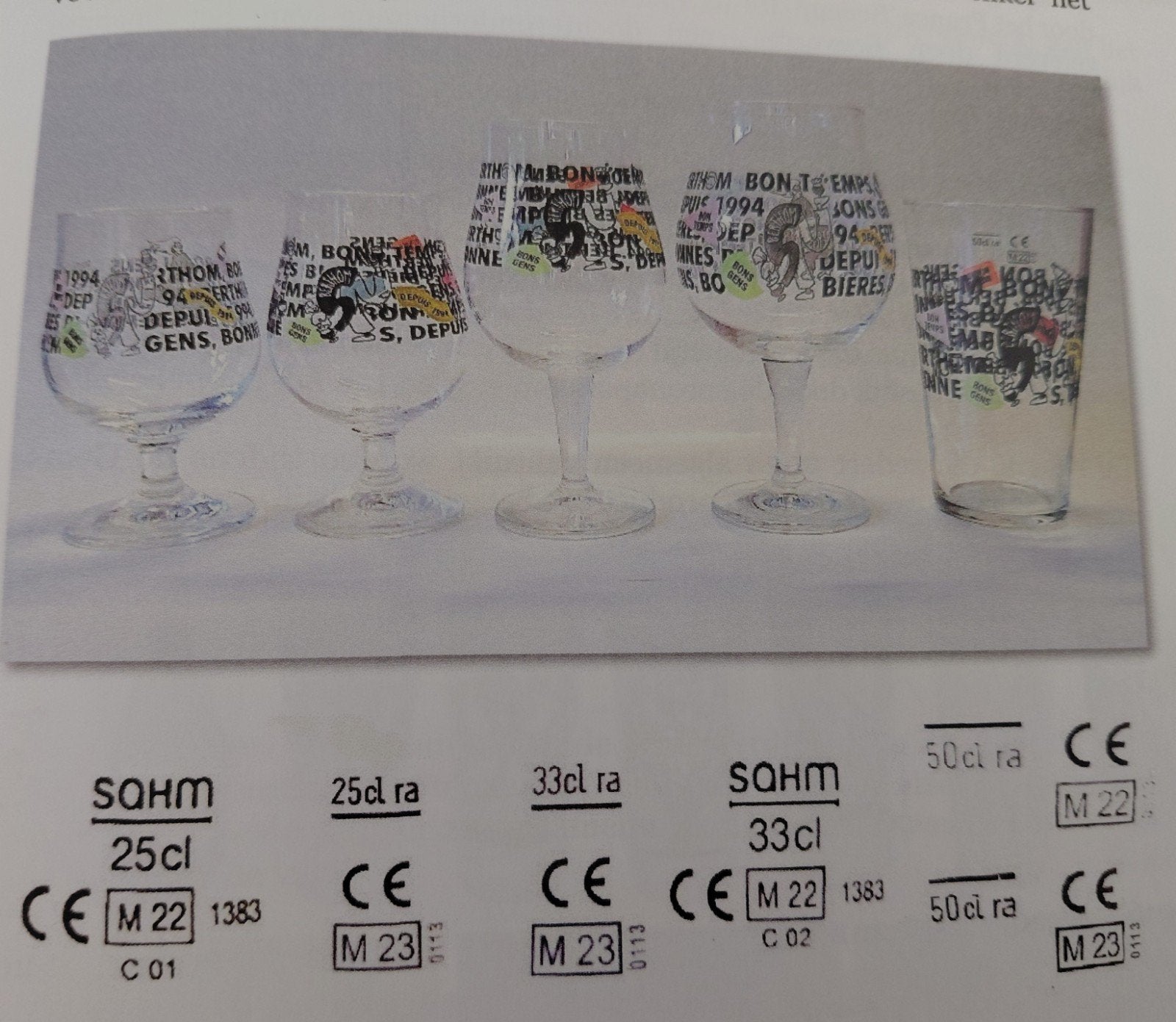 Duvel Berthom 6 glazen, Enlèvement