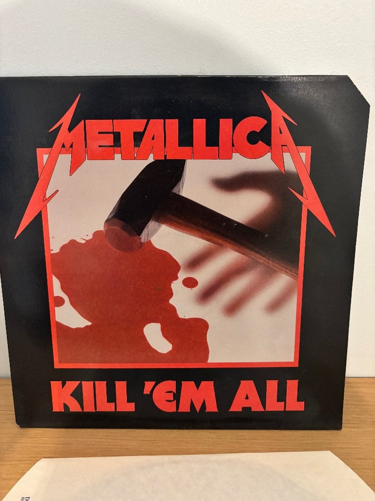 LP - Metallica - Kill em all, LP, Heavy metal, Gebruikt, Ophalen of Verzenden