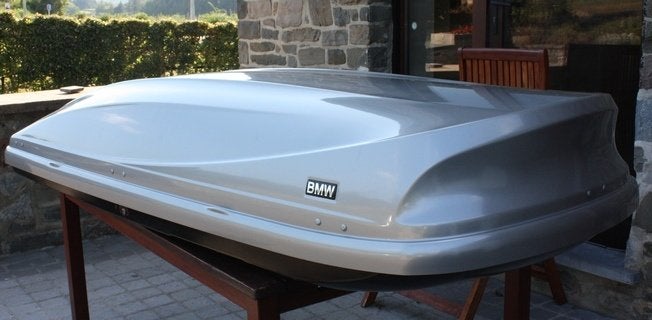 coffre de toit BMW 460 l avec barres de toit et 2 clés, Autos : Divers, Coffres de toit, Enlèvement, Comme neuf