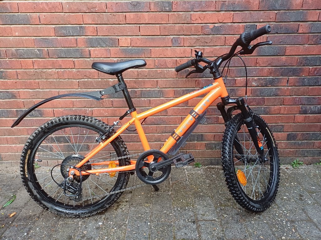 Rockrider jongensfiets, Fietsen en Brommers, Ophalen, Versnellingen, Zo goed als nieuw, Rockrider (Decathlon)