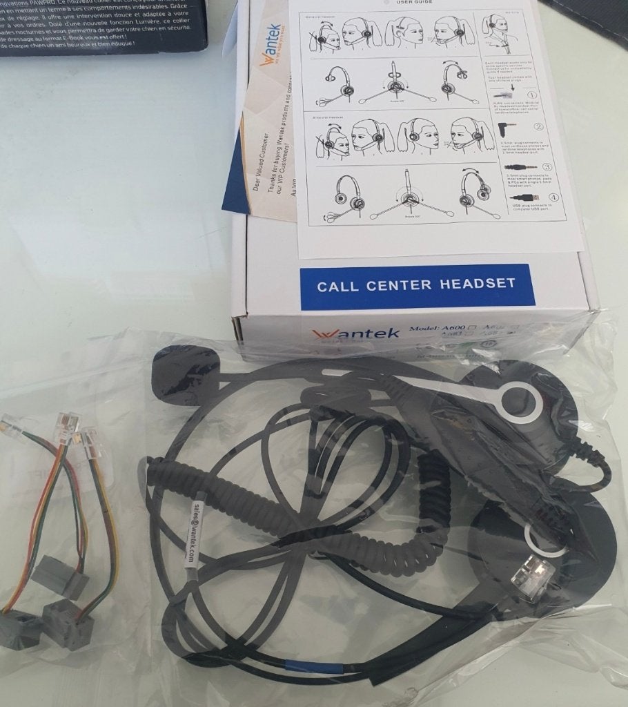 Wantek Model: A600 monaurale callcenter headset, Enlèvement ou Envoi, Neuf