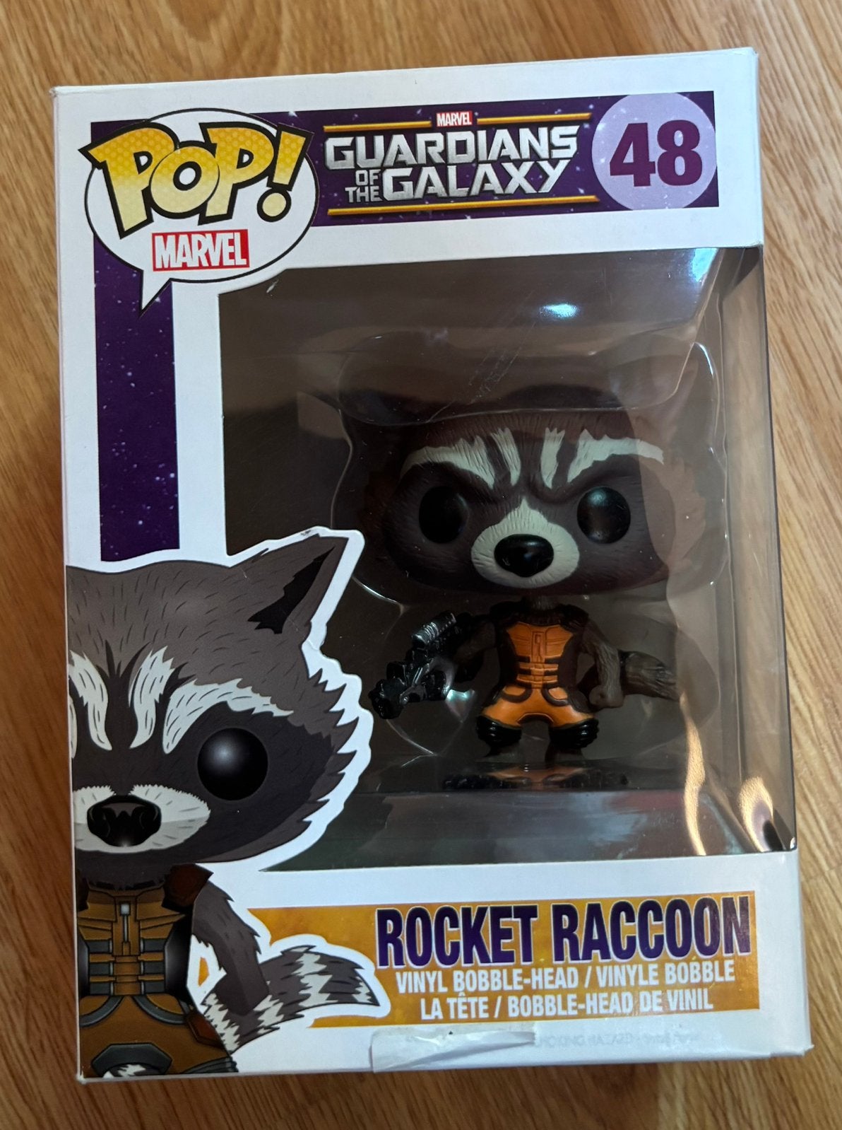Funko pop Gardiens de la Galaxie Rocket 48, Enlèvement ou Envoi, Comme neuf