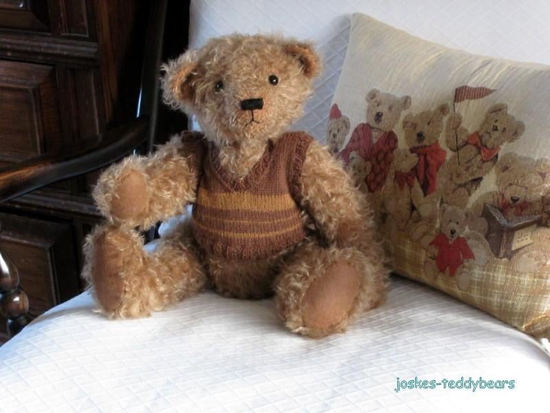 Een teddybeer zoals weleer ! Met bromstem, Enlèvement ou Envoi, Neuf, Ours en tissus, Autres marques