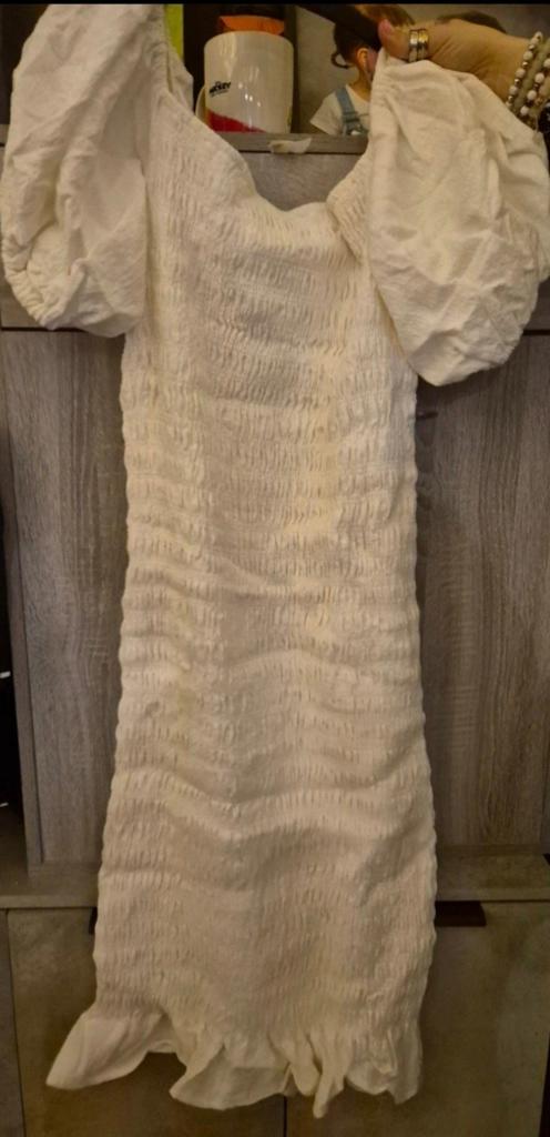 Wit kkeed, Antiek en Kunst, Antiek | Kleding en Textiel, Ophalen, Dames