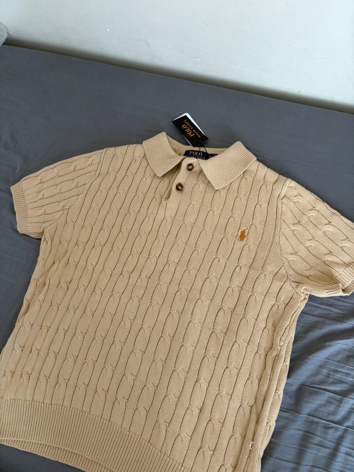 Ralph lauren polo, Verzenden, Nieuw, Maat 48/50 (M), Beige