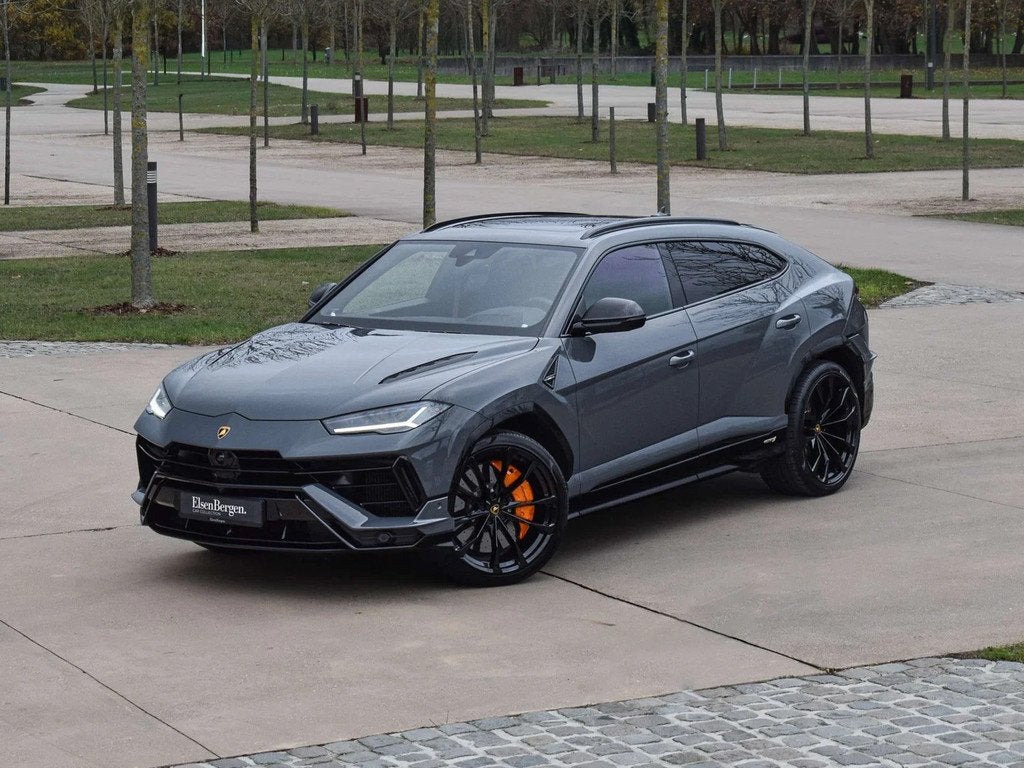 Lamborghini Urus S - Belg/ 1st Eig/ Lambo Service - BTW/ TVA, Autos, Cuir, Argent ou Gris, 3996 cm³, Euro 6
