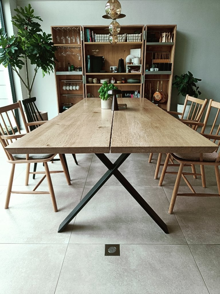 Tafel Albert Vincent Sheppard 260cm x 100cm, 100 à 150 cm, Enlèvement, Utilisé, Chêne