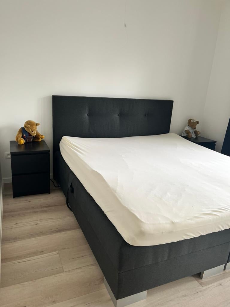 Electrisch verstelbaar bed lits jumeaux, Ophalen, Overige kleuren, 210 cm, Tweepersoons