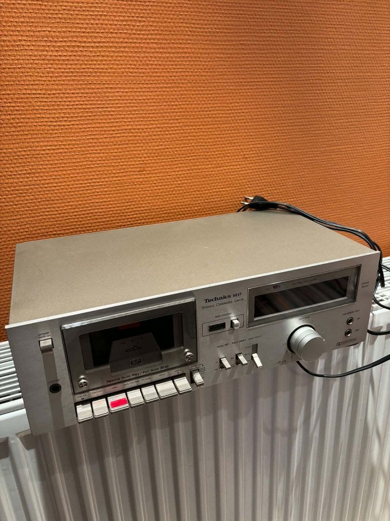Casettedeck, merk Technics M17, in zeer goede staat,100 euro, Audio, Tv en Foto, Ophalen of Verzenden, Enkel, Overige merken