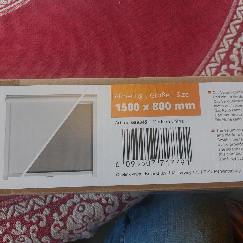 Raam Hor en verduistering voor caravan en mobilhome Velum, Caravans en Kamperen, Caravanaccessoires, Ophalen of Verzenden
