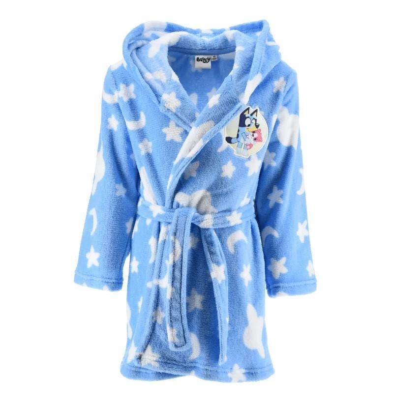 Bluey Badjas met Capuchon - Maat 98 - 104 - 110 - 116, Neuf, Garçon ou Fille, Enlèvement ou Envoi, Bluey