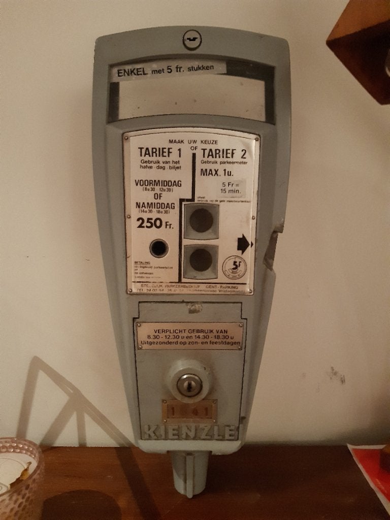 Vintage parkeermeter Gent, Enlèvement ou Envoi