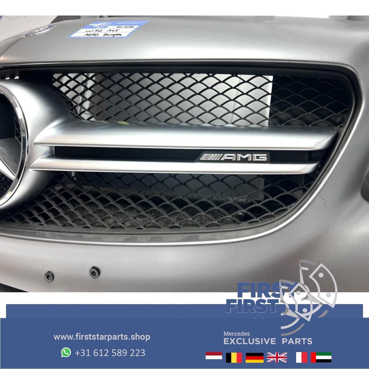 W176 A45 AMG FACELIFT PERFORMANCE VOORKOP MAT GRIJS 787 Merc, Utilisé, -, Avant, -