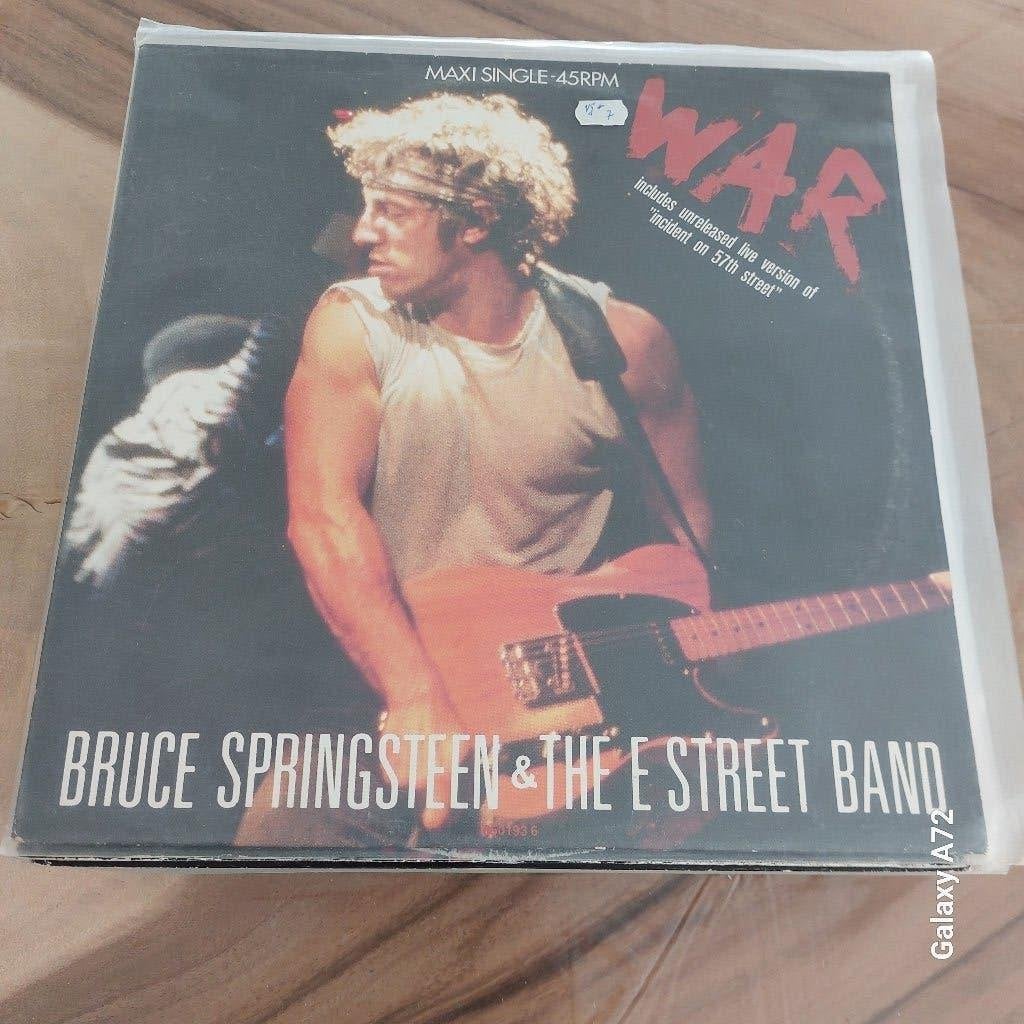 bruce springsteen war 12 inch maxi, Gebruikt, Maxi-single, 1980 - 1989, Ophalen of Verzenden