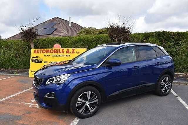 Peugeot 3008 1.6 BlueHDi Allure Pano / GPS / CarPlay ***12M, Adaptieve lichten, Zwart, Bedrijf, SUV of Terreinwagen