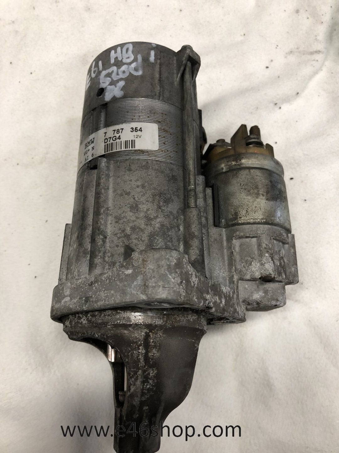 STARTMOTOR BMW 5 SERIE E60 E61 520D OE 7787364, -, Utilisé, -, Enlèvement ou Envoi