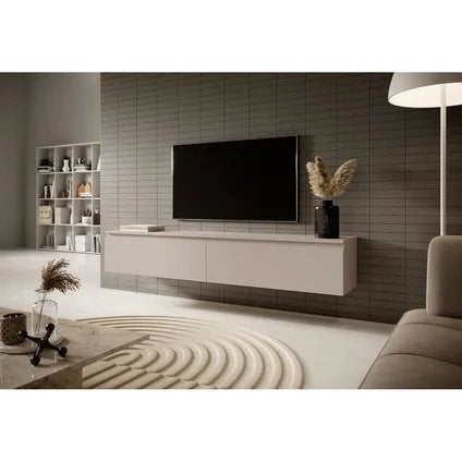 ladekast + wand tv meubel in zelfde stijl, Huis en Inrichting, Kasten | Ladekasten, Ophalen, Zo goed als nieuw