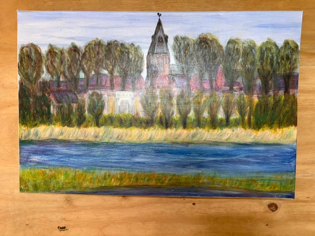 Schilderij op doek (sint pieterskerk Ieper), Enlèvement