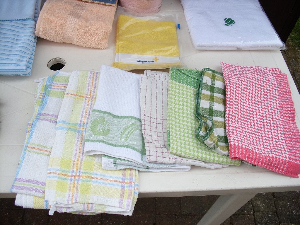 lot keukenhanddoeken, Huis en Inrichting, Keuken | Textiel, Ophalen, Zo goed als nieuw, Theedoek of Handdoek