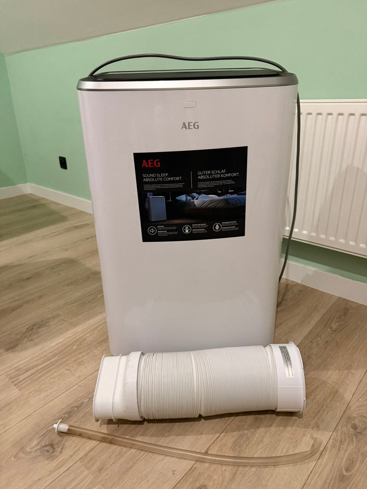 Mobiele airco AEG, Elektronische apparatuur, Ophalen, Zo goed als nieuw, Mobiele airco