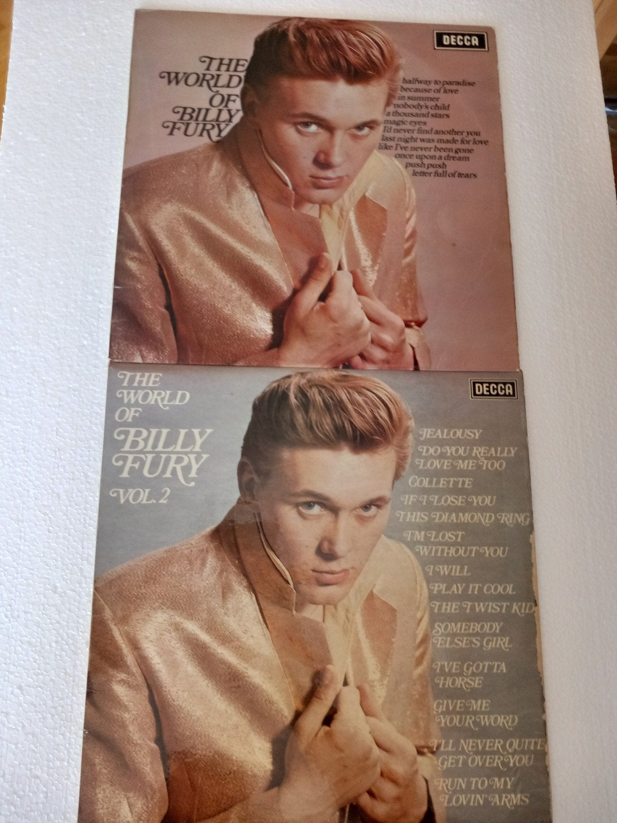 BILLY FURY. POPCORN VOL 1-2. UK LP, LP