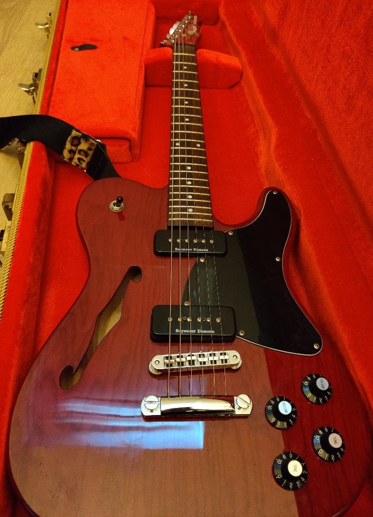 Fender JA-90 Jim Adkins signature telecaster, Enlèvement, Comme neuf, Fender