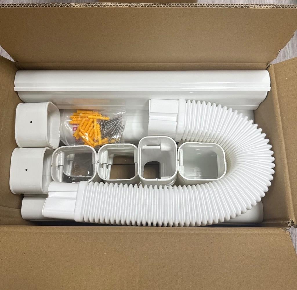 Airco leiding goot van pvc wit., Ophalen of Verzenden