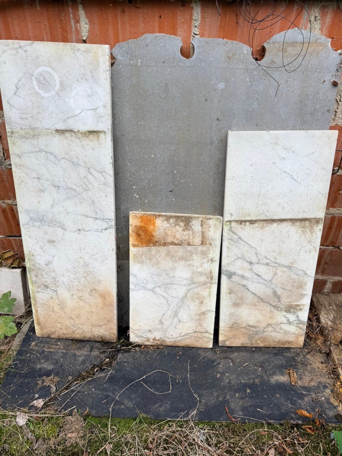Tablettes en marbre, Bricolage & Construction, Enlèvement, Comme neuf