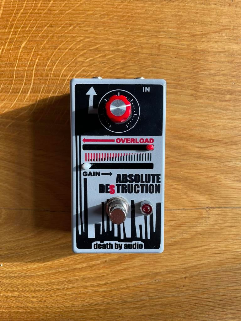 Death By Audio Absolute Destruction, Muziek en Instrumenten, Effecten, Ophalen of Verzenden, Zo goed als nieuw, Distortion, Overdrive of Fuzz