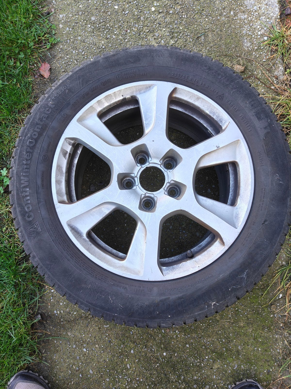 winterbanden audi a4, Auto-onderdelen, Ophalen, Gebruikt, 16 inch, Banden en Velgen