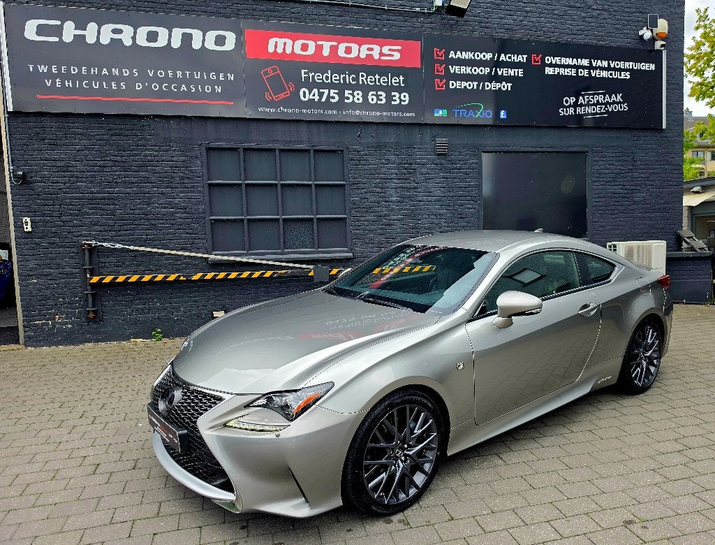 Lexus RC 300h 2.5i F Sport Line 73000 KM garantie Car-Pass, Automaat, Achterwielaandrijving, 1736 kg, Leder