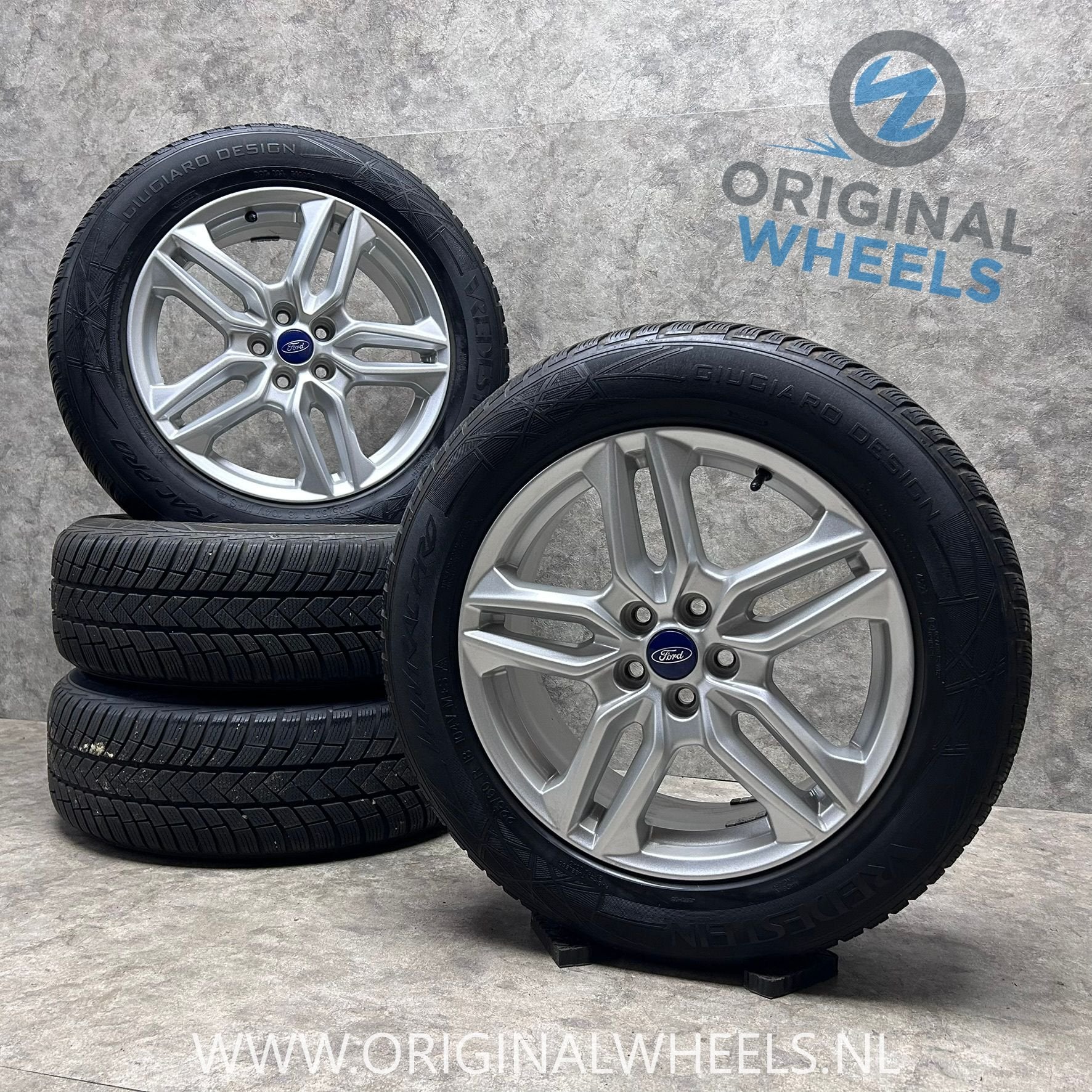 18 inch originele velgen + winterbanden  Ford Kuga MK3, Auto-onderdelen, 18 inch, Gebruikt, -, -