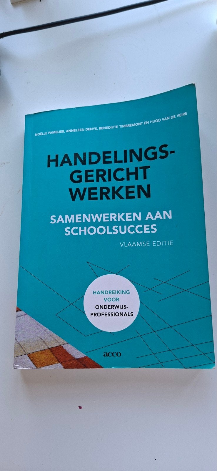 Noëlle Pameijer - Handelingsgericht werken, Ophalen of Verzenden, Noëlle Pameijer; Hugo Van de Veire; Benedikte Timbremont; Ann...