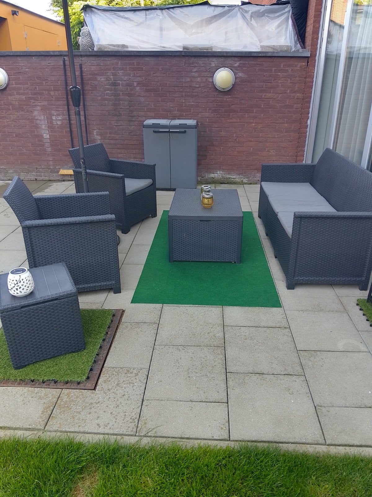 Volledige tuinset van Allibert, Tuin en Terras, Ophalen, Tuinset