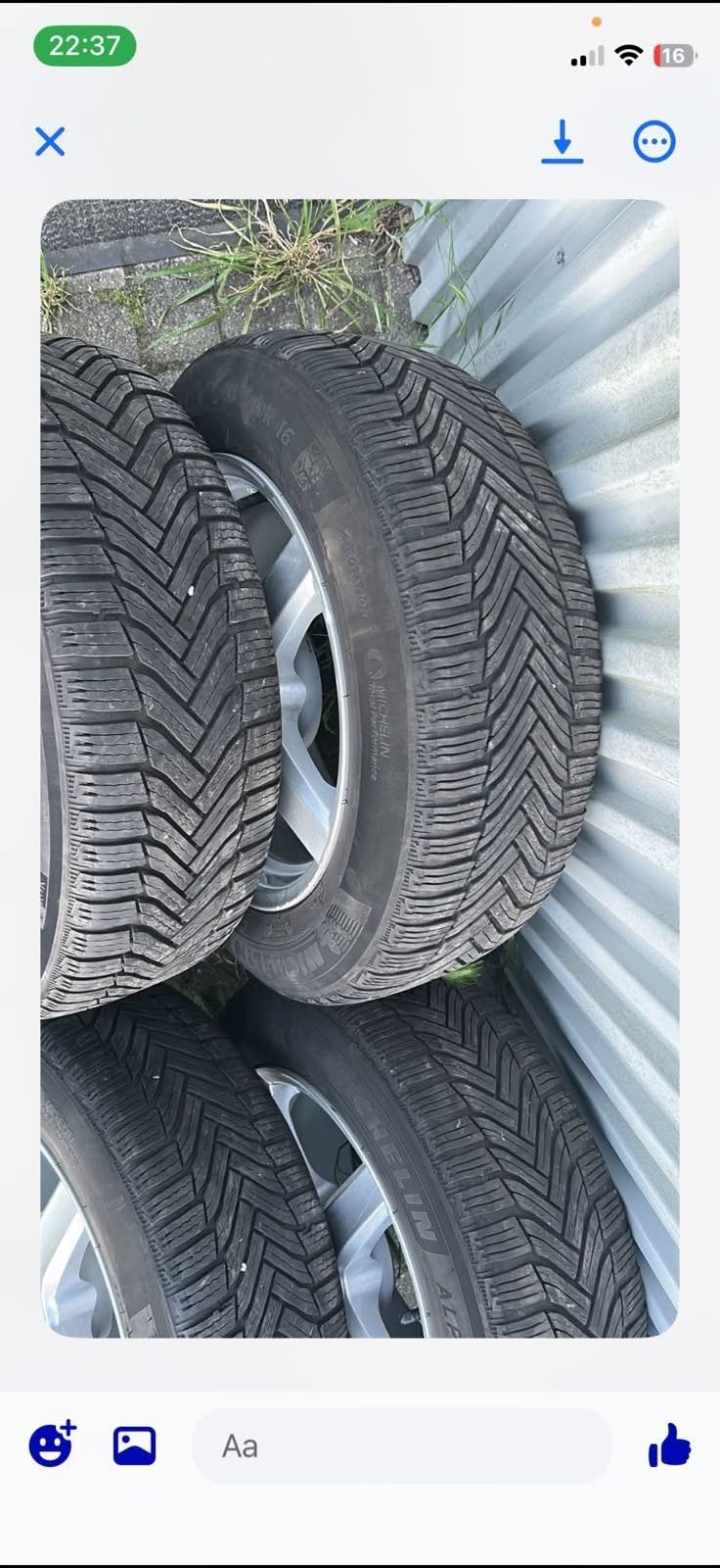 winter banden, Ophalen of Verzenden, 16 inch, Band(en)