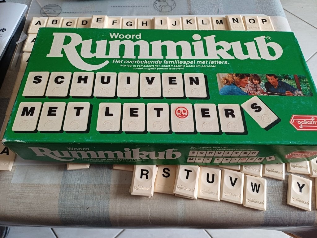 curseur rummikub avec lettres goliath, Trois ou quatre joueurs, Enlèvement ou Envoi, Utilisé
