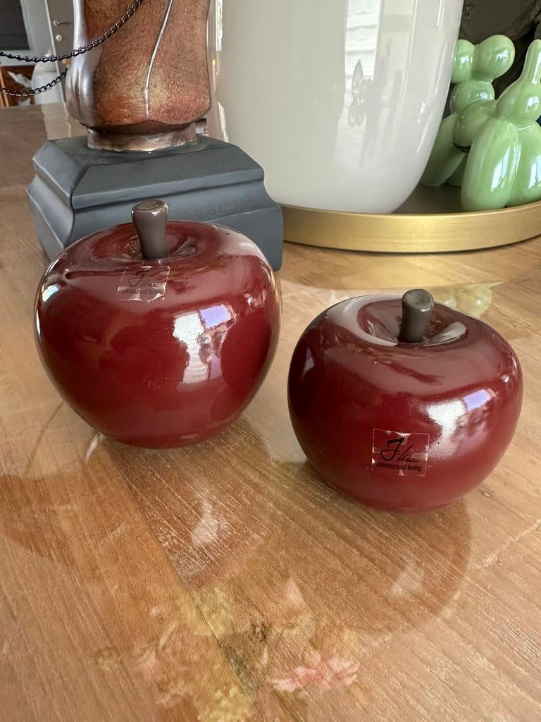 J-Line Decoratie appels, Ophalen, Meerkleurig, Overige stijlen, Zo goed als nieuw