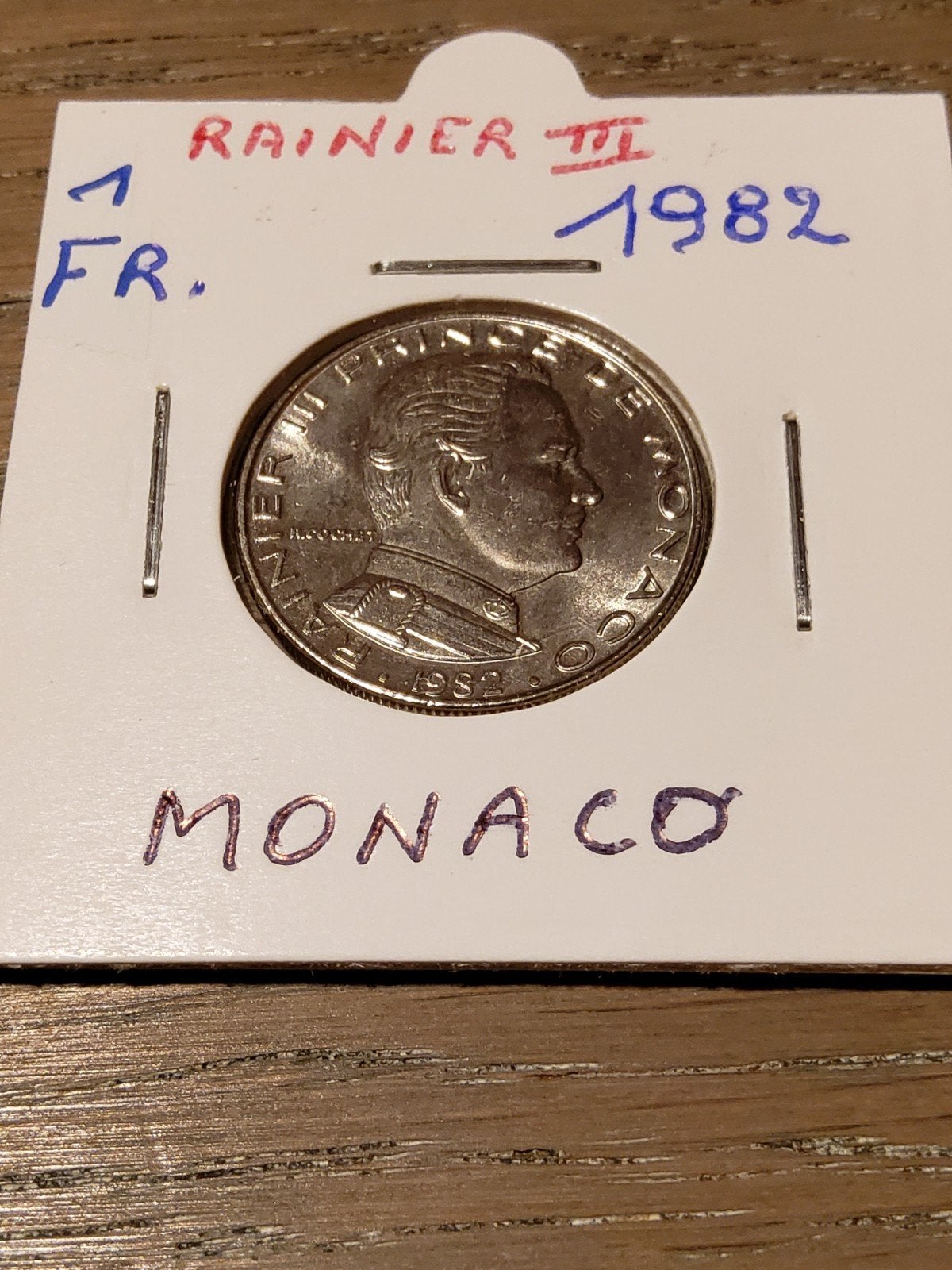 monaco, Postzegels en Munten, Ophalen of Verzenden, Losse munt