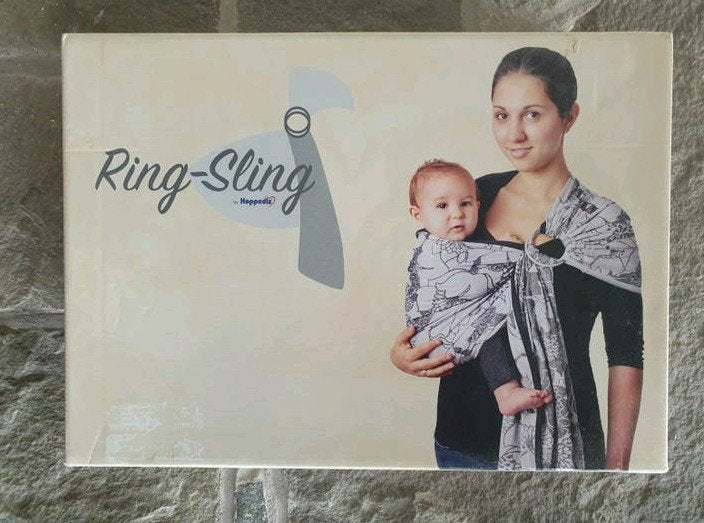 Hoppediz Ring-Sling paars draagdoek, Ophalen of Verzenden