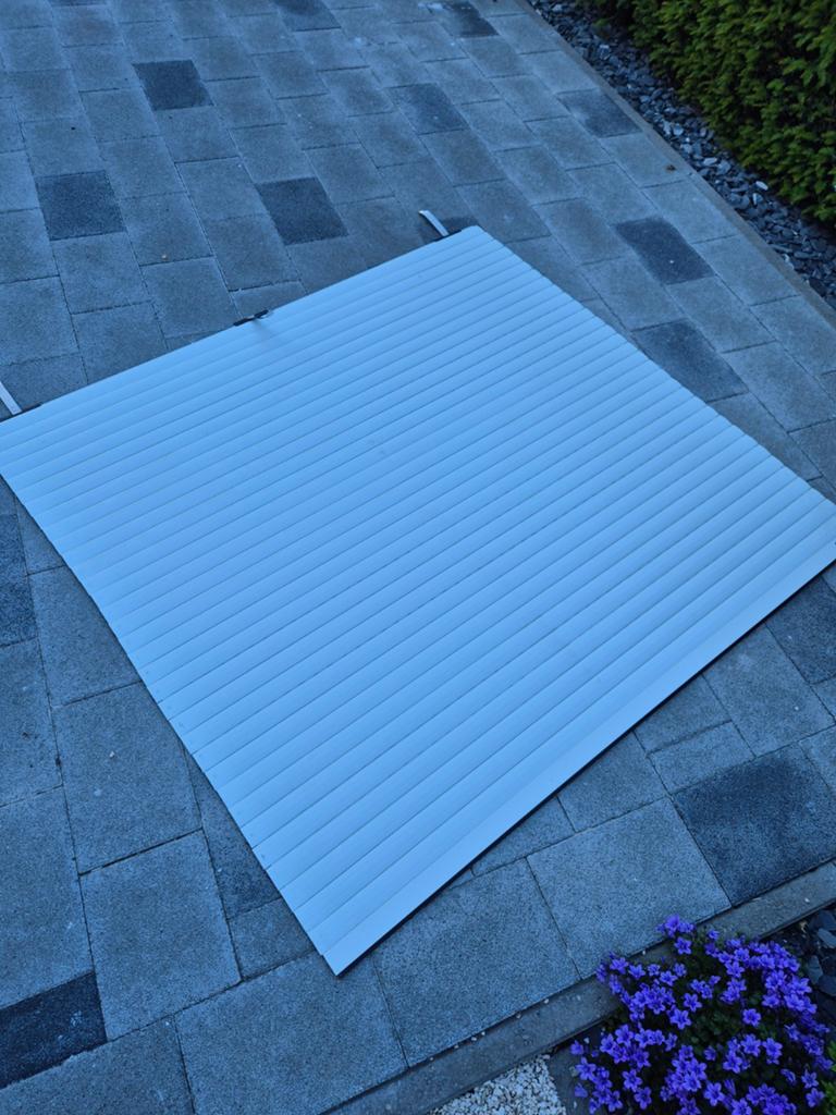 Aluminium rolluikschort, Ophalen