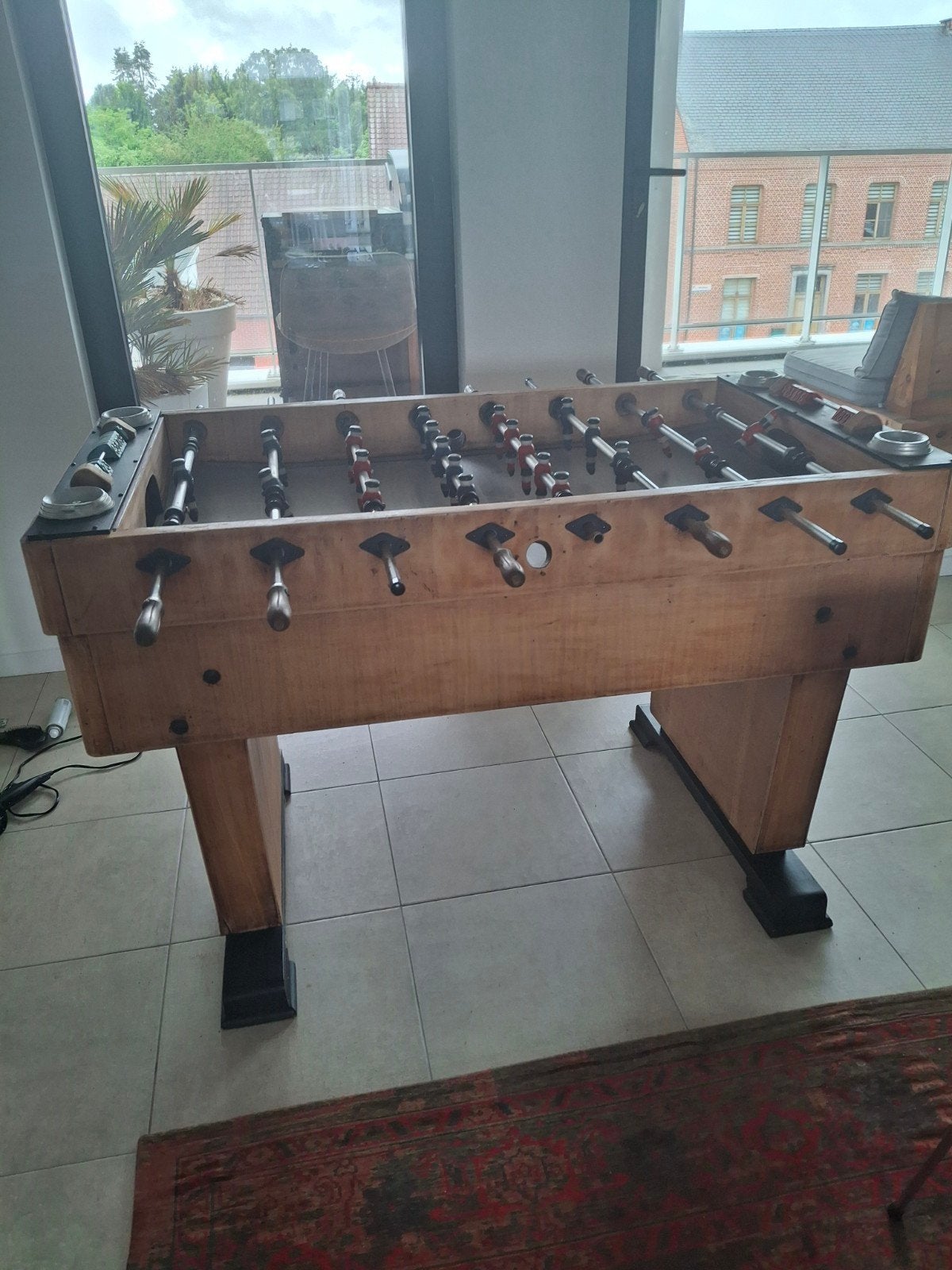 Kickertafel vintage, Ophalen