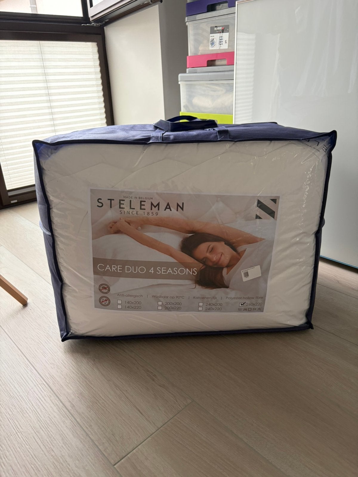 Donsdeken Steleman NIEUW 4seizoenen, Huis en Inrichting, Slaapkamer | Beddengoed, Ophalen, Wit, Katoen, Nieuw