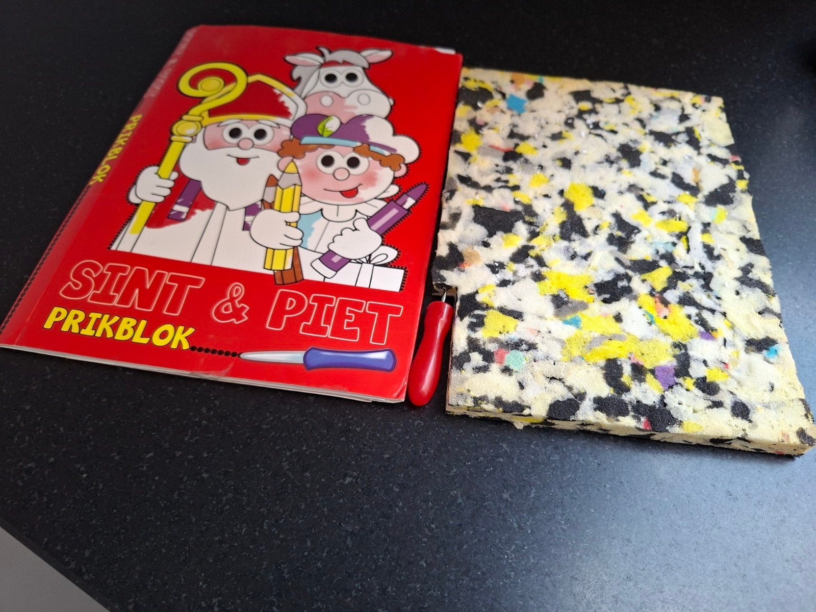 gratis prikblok sinterklaas, Ophalen, Gebruikt