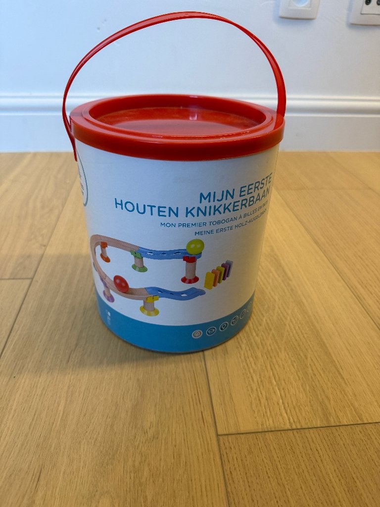 Mijn eerste houten knikkerbaan, Kinderen en Baby's, Ophalen of Verzenden, Zo goed als nieuw, Overige typen