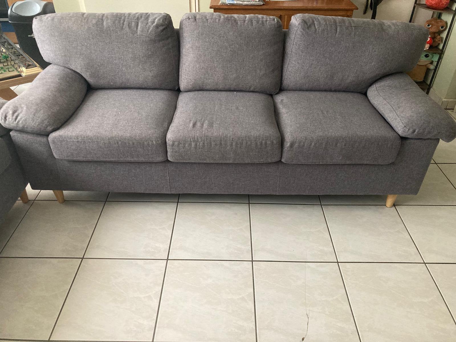 3 zit zetel en 2 zit zetel, 75 à 100 cm, 250 à 300 cm, Quatre personnes ou plus, Banc droit