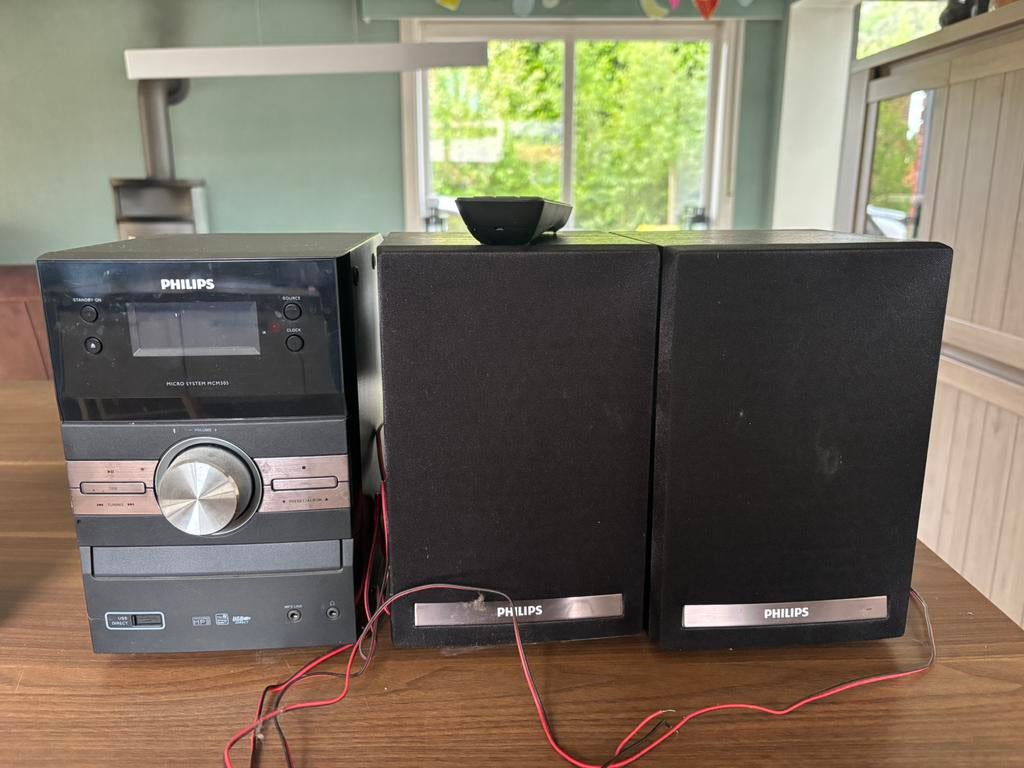 Philips - stereo installatie met cd speler, Audio, Tv en Foto, Ophalen of Verzenden, Zo goed als nieuw, Philips