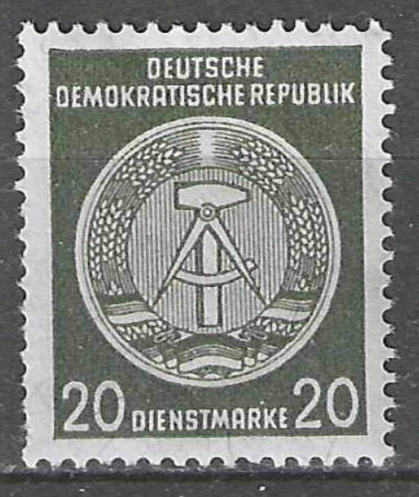 Allemagne DDR 1955 - Yvert 28SE - Compass (PF), Envoi, RDA, Non oblitéré
