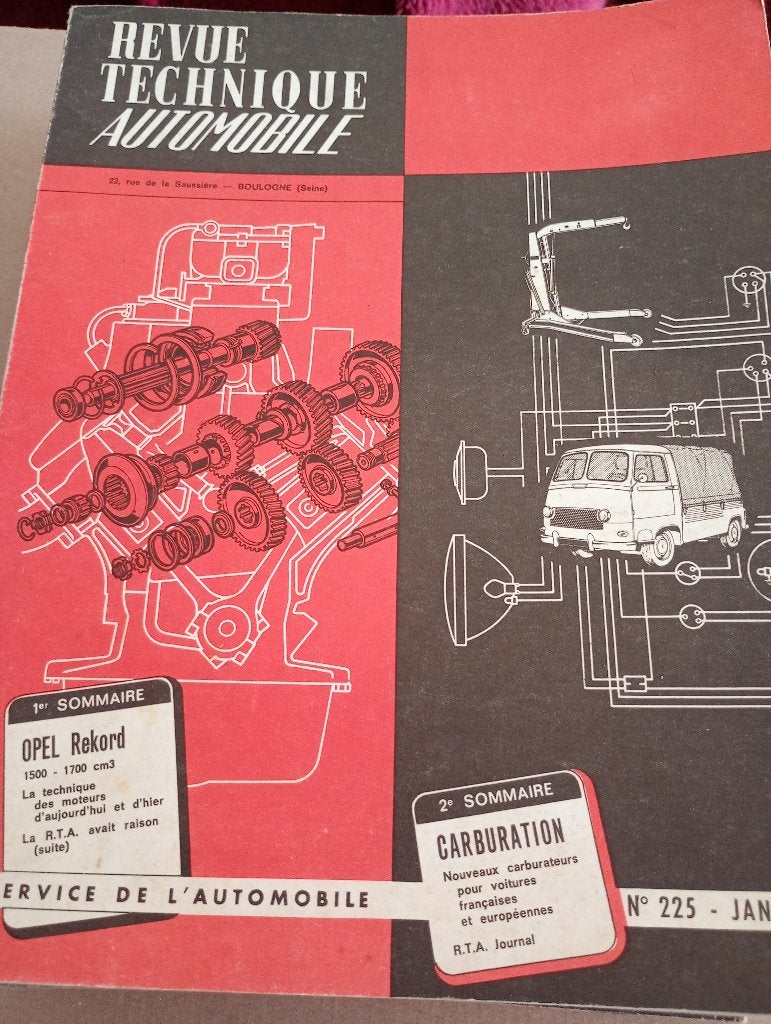 revue technique opel rekord A de 1963-1964, Ophalen of Verzenden