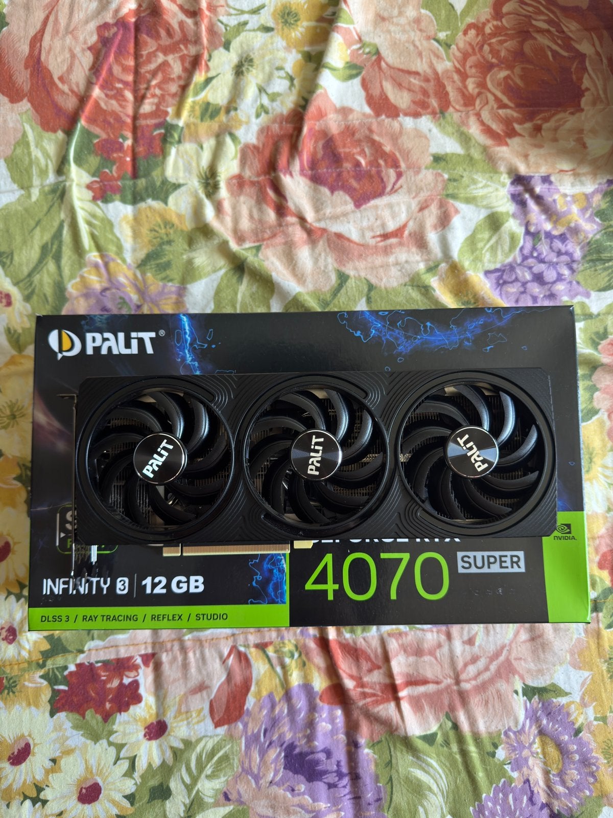 Palit GeForce RTX 4070 SUPER JetStream OC 12 GB, Informatique & Logiciels, Cartes vidéo, Enlèvement ou Envoi, Utilisé